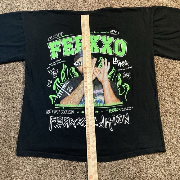 Feid Ferxxo Vintage Washed Shirt Hiphop RnB Rapper Singer Mens Size Medium - Picture 5 of 8